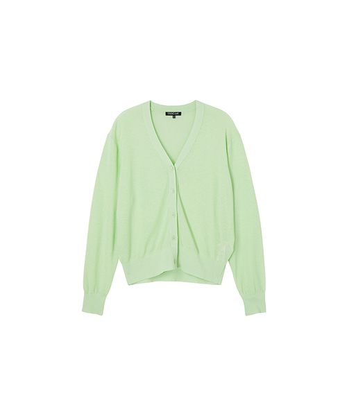 ｟sale3/25まで｠ PRADA 長袖カーディガン グリーン40 サマー ベーシック 長袖カーディガン AS2KG592（カーディガン/ボレロ
