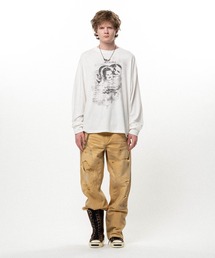 KAMIYA（カミヤ）の「"DETACHED" L/S T-shirt（Tシャツ/カットソー）」