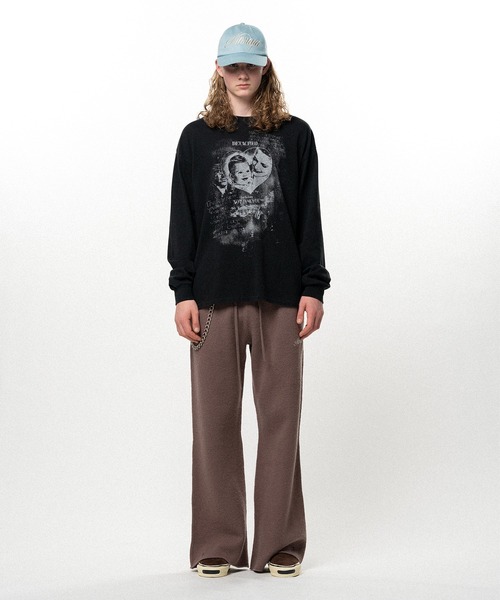KAMIYA(カミヤ)の「"DETACHED" L/S T-shirt(Tシャツ/カットソー・メンズ・ホワイト/ブラック・M/S)」の15枚目の写真