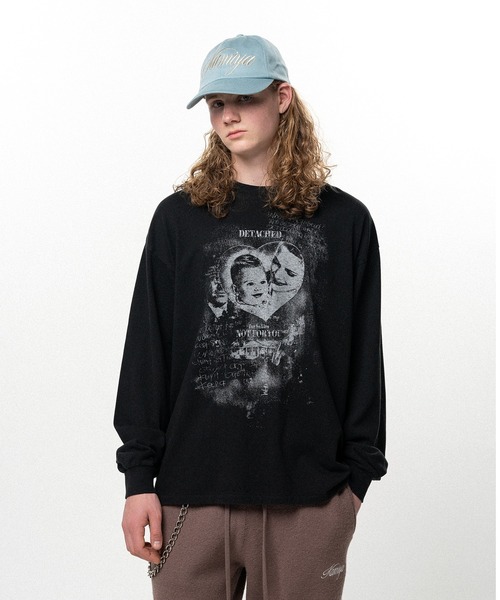KAMIYA(カミヤ)の「"DETACHED" L/S T-shirt(Tシャツ/カットソー・メンズ・ホワイト/ブラック・M/S)」の13枚目の写真