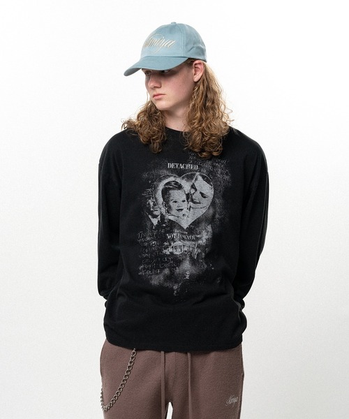 KAMIYA(カミヤ)の「"DETACHED" L/S T-shirt(Tシャツ/カットソー・メンズ・ホワイト/ブラック・M/S)」の8枚目の写真