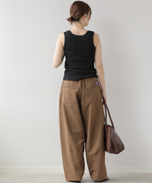 JOURNAL STANDARD relume(ジャーナルスタンダード レリューム)の「シアーシャーリングタンク(タンクトップ・レディース・ホワイト/サックスブルー/ブラック・FREE)」の5枚目の写真