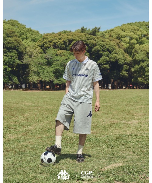 Kappa（カッパ）の「codegraphy KAPPA Sweat shots（デニムパンツ・メンズ・グレー/Black/Navy・L/M/S）」の10枚目の写真