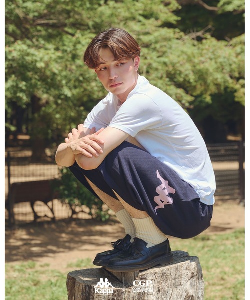 Kappa（カッパ）の「codegraphy KAPPA Sweat shots（デニムパンツ・メンズ・グレー/Black/Navy・L/M/S）」の4枚目の写真