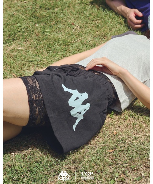 Kappa（カッパ）の「codegraphy KAPPA Sweat shots（デニムパンツ・メンズ・グレー/Black/Navy・L/M/S）」の13枚目の写真