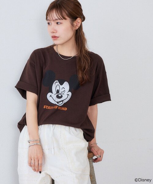 DISCOAT(ディスコート)の「【Enlude】DisneyヴィンテージプリントTシャツ《ユニセックス》(Tシャツ/カットソー・レディース・チャコールグレー/ブラウン/ライトベージュ/オフホワイト・FREE)」の19枚目の写真