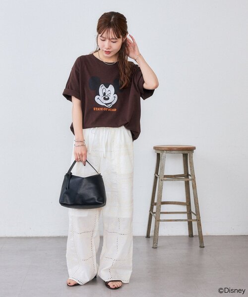 DISCOAT(ディスコート)の「【Enlude】DisneyヴィンテージプリントTシャツ《ユニセックス》(Tシャツ/カットソー・レディース・チャコールグレー/ブラウン/ライトベージュ/オフホワイト・FREE)」の18枚目の写真