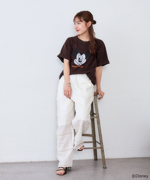 DISCOAT(ディスコート)の「【Enlude】DisneyヴィンテージプリントTシャツ《ユニセックス》(Tシャツ/カットソー・レディース・チャコールグレー/ブラウン/ライトベージュ/オフホワイト・FREE)」の13枚目の写真