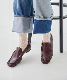 ALOHAS/アロハス Aven Rift Burgundy Leather Loafer ローファー