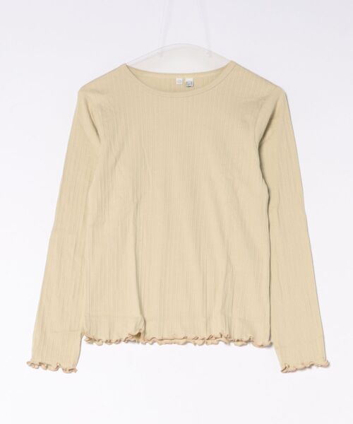 Life Support Products(ライフサポートプロダクツ)の「無地リブロンT/おとな(Tシャツ/カットソー・レディース・ピンク/オレンジ/グレー/ライトピンク/ホワイト系その他/ラベンダー/ミント/ブラウン/チャコール/ベージュ・160cm)」の6枚目の写真