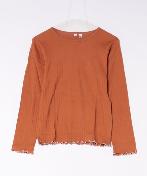 Life Support Products(ライフサポートプロダクツ)の「無地リブロンT/おとな(Tシャツ/カットソー・レディース・ピンク/オレンジ/グレー/ライトピンク/ホワイト系その他/ラベンダー/ミント/ブラウン/チャコール/ベージュ・160cm)」の5枚目の写真
