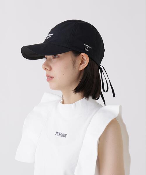 Jack Bunny!!(ジャックバニー)の「【Jack Bunny!!】【Wpc.コラボ】UVカット 接触冷感キャップ (UNISEX)(キャップ・レディース・ブラック・FREE)」の2枚目の写真