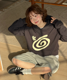 AMOU（アモウ）の「Molly HOODIE VINTAGE BLACK（パーカー）」