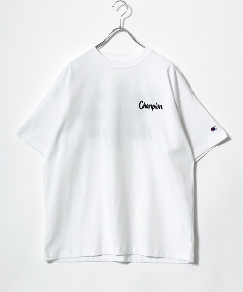 Champion(チャンピオン)の「2026SS Champion/チャンピオン オーバーサイズ ワンポイントロゴ スクリプトバック刺繍 半袖Tシャツ レデイーズ メンズ(Tシャツ/カットソー・メンズ・ブラック/ブラウン/ネイビー/ホワイト・XL/L/M)」の5枚目の写真