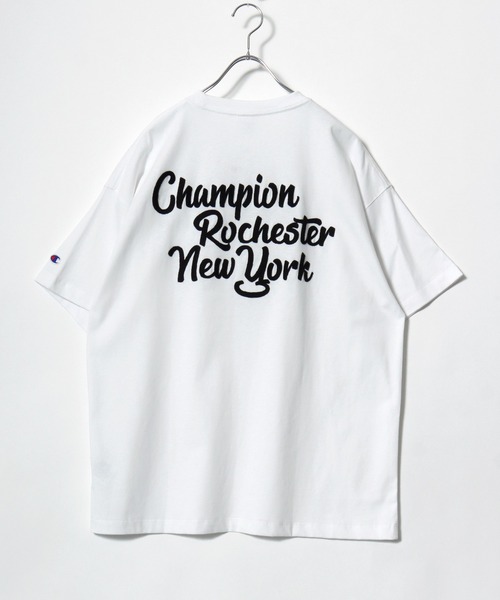 Champion(チャンピオン)の「2026SS Champion/チャンピオン オーバーサイズ ワンポイントロゴ スクリプトバック刺繍 半袖Tシャツ レデイーズ メンズ(Tシャツ/カットソー・メンズ・ブラック/ブラウン/ネイビー/ホワイト・XL/L/M)」の6枚目の写真