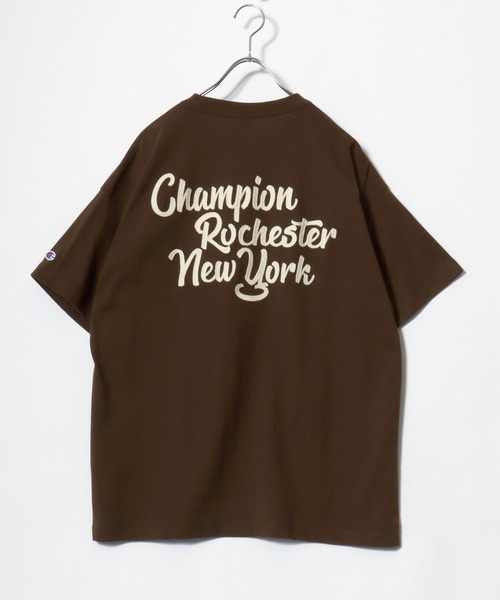 Champion(チャンピオン)の「2026SS Champion/チャンピオン オーバーサイズ ワンポイントロゴ スクリプトバック刺繍 半袖Tシャツ レデイーズ メンズ(Tシャツ/カットソー・メンズ・ブラック/ブラウン/ネイビー/ホワイト・XL/L/M)」の8枚目の写真