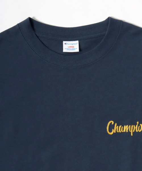 Champion(チャンピオン)の「2026SS Champion/チャンピオン オーバーサイズ ワンポイントロゴ スクリプトバック刺繍 半袖Tシャツ レデイーズ メンズ(Tシャツ/カットソー・メンズ・ブラック/ブラウン/ネイビー/ホワイト・XL/L/M)」の13枚目の写真