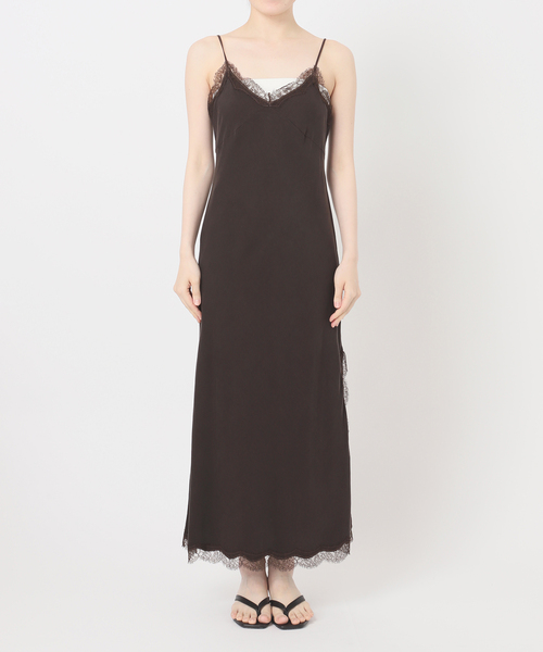Deuxieme Classe(ドゥーズィエムクラス)の「Sophie Lace ドレス(ワンピース・レディース・ブラウン・36/38)」の6枚目の写真
