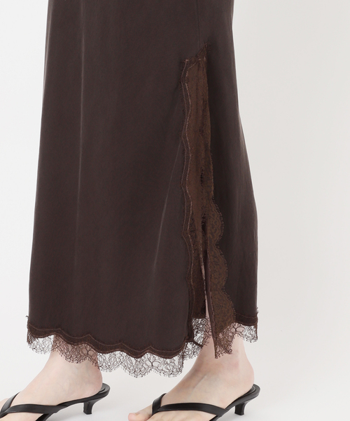 Deuxieme Classe(ドゥーズィエムクラス)の「Sophie Lace ドレス(ワンピース・レディース・ブラウン・36/38)」の11枚目の写真