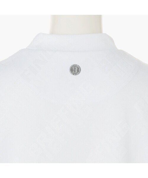 BRIEFING（ブリーフィング）の「【BRIEFING GOLF／ブリーフィングゴルフ】WOMEN’S SHADOW LOGO JQ HIGHNECK RF（Tシャツ/カットソー・レディース・ホワイト・M）」の3枚目の写真