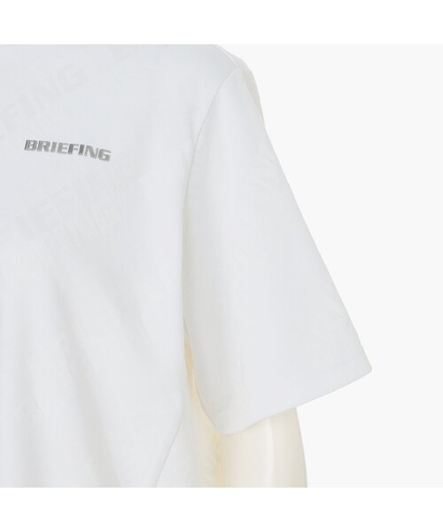BRIEFING（ブリーフィング）の「【BRIEFING GOLF／ブリーフィングゴルフ】WOMEN’S SHADOW LOGO JQ HIGHNECK RF（Tシャツ/カットソー・レディース・ホワイト・M）」の6枚目の写真