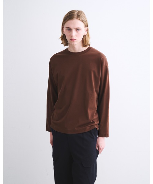 Traditional Weatherwear(トラディショナルウェザーウェア)の「TEE 001(Tシャツ/カットソー・メンズ・ブラウン/ネイビー/オフホワイト/ブラック・S/M/L)」の5枚目の写真