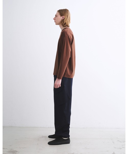 Traditional Weatherwear(トラディショナルウェザーウェア)の「TEE 001(Tシャツ/カットソー・メンズ・ブラウン/ネイビー/オフホワイト/ブラック・S/M/L)」の7枚目の写真