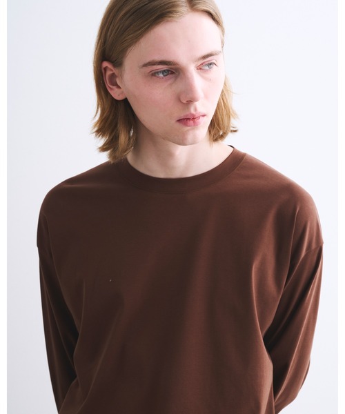 Traditional Weatherwear(トラディショナルウェザーウェア)の「TEE 001(Tシャツ/カットソー・メンズ・ブラウン/ネイビー/オフホワイト/ブラック・S/M/L)」の9枚目の写真