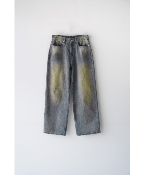 YOOU（ユー）の「LOOSE WIDE DENIM（デニムパンツ・レディース・ホワイト/ブルー・S/M）」の7枚目の写真