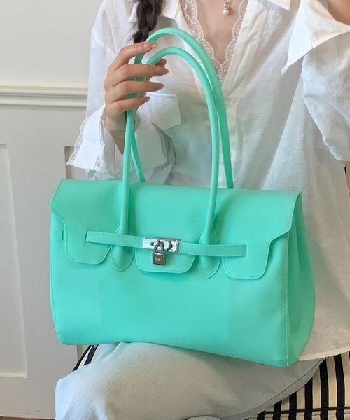 セール】ジェリーバッグ/jelly bag/A4サイズ対応（ショルダーバッグ
