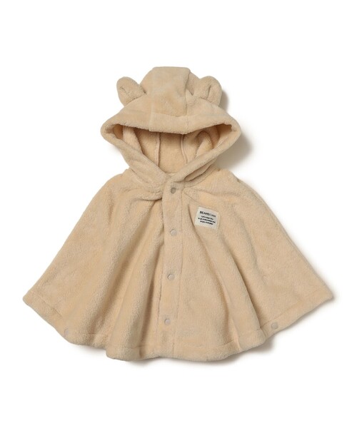 BEAMS mini(ビームスミニ)の「【WEB限定】ベビー ポンチョ 2026FW(70~90cm)ギフト 贈り物 もこもこ お出かけ(ロンパース・キッズ・ホワイト系その他5/イエロー系その他4・ONE SIZE)」の1枚目の写真