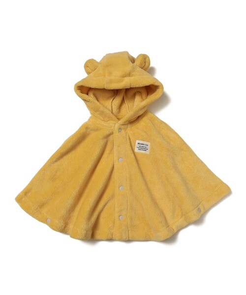 BEAMS mini(ビームスミニ)の「【WEB限定】ベビー ポンチョ 2026FW(70~90cm)ギフト 贈り物 もこもこ お出かけ(ロンパース・キッズ・ホワイト系その他5/イエロー系その他4・ONE SIZE)」の2枚目の写真