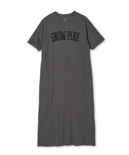 Snow Peak(スノーピーク)の「Snow Peak / Varsity Print Dress プリントTシャツワンピース(ワンピース・レディース・ライトブルー/チャコール/グレイッシュベージュ・3/1/2)」の11枚目の写真