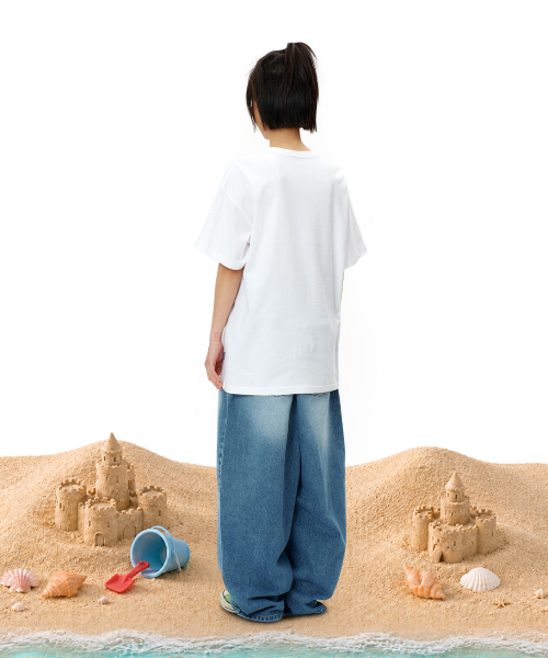 LAUGHER（ラファー）の「サーファーガイTシャツ - ホワイト（Tシャツ/カットソー・レディース・ホワイト・MEDIUM/LARGE/X-LARGE）」の11枚目の写真