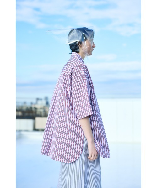 ENFOLD（エンフォルド）の「BOX SHIRT（シャツ/ブラウス・レディース・レッド・38）」の6枚目の写真