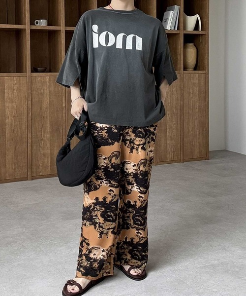 zena(ジェナ)の「moiヴィンテージロゴビッグTee(Tシャツ/カットソー・レディース・ブラウン/ブルー/アイボリー/チャコールグレー・FREE)」の19枚目の写真