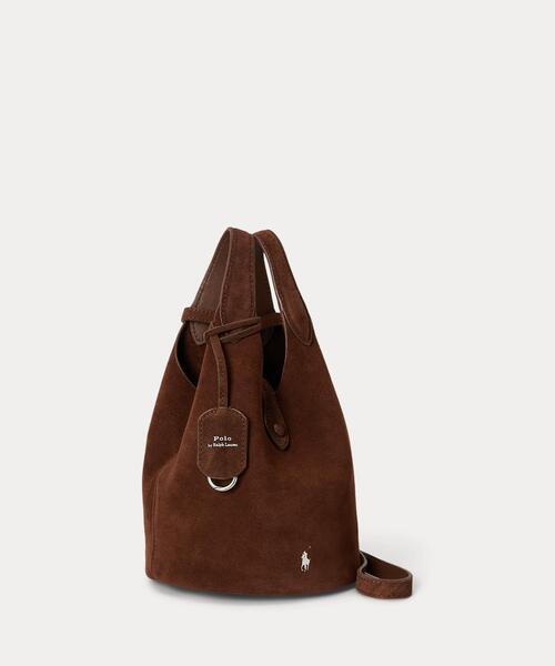 POLO RALPH LAUREN(ポロ ラルフ ローレン)の「Polo Play スエード スモール トート & クロスボディ(ハンドバッグ・レディース・ブラウン・ONE)」の10枚目の写真