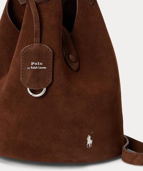POLO RALPH LAUREN(ポロ ラルフ ローレン)の「Polo Play スエード スモール トート & クロスボディ(ハンドバッグ・レディース・ブラウン・ONE)」の7枚目の写真