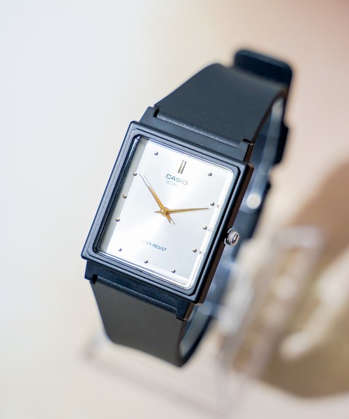 CASIO(カシオ)の「【RE】【CASIO(カシオ)】スクエアフェイス 腕時計(アナログ腕時計・メンズ・ブラック/ブルー/シルバー/ブラック系その他/ゴールド・FREE)」の4枚目の写真