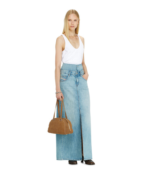 DIESEL(ディーゼル)の「ウィメンズ デニムスカート DE-SPIVEY(デニムスカート・レディース・インディゴブルー・26inch/27inch/28inch/29inch/24inch/25inch)」の2枚目の写真