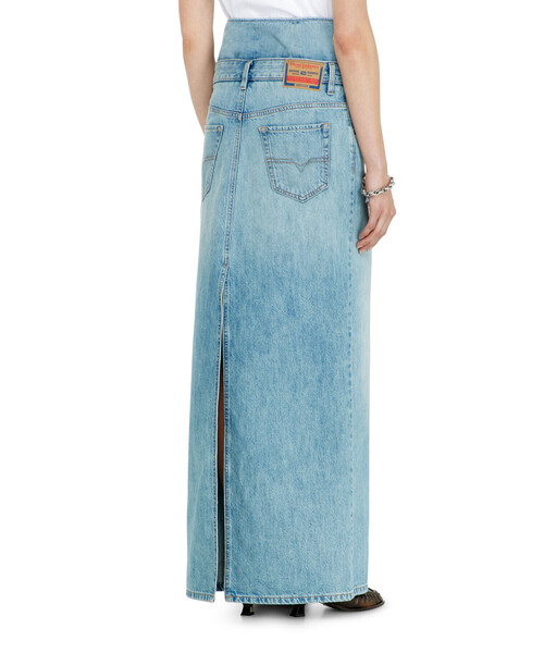 DIESEL(ディーゼル)の「ウィメンズ デニムスカート DE-SPIVEY(デニムスカート・レディース・インディゴブルー・26inch/27inch/28inch/29inch/24inch/25inch)」の3枚目の写真
