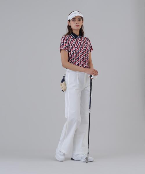 St ANDREWS(セントアンドリュース)の「【St ANDREWS】【ストレッチ】ポプリンボーダーパンツ (WOMENS)(その他パンツ・レディース・ネイビー/ホワイト・S/M)」の4枚目の写真