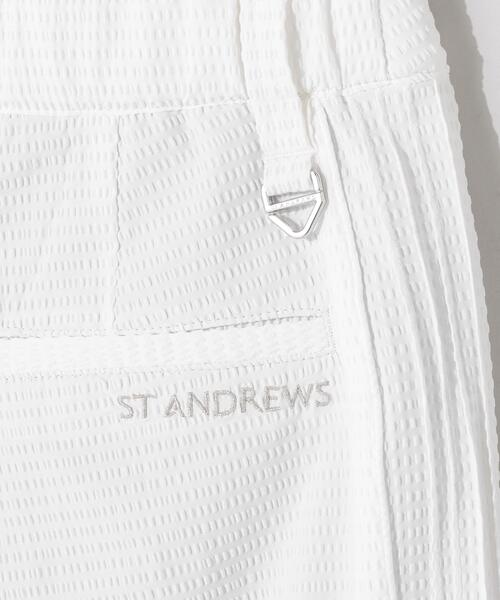 St ANDREWS(セントアンドリュース)の「【St ANDREWS】【ストレッチ】ポプリンボーダーパンツ (WOMENS)(その他パンツ・レディース・ネイビー/ホワイト・S/M)」の10枚目の写真