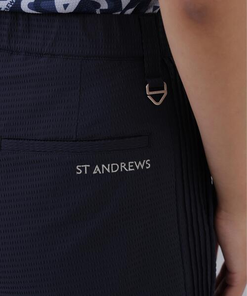 St ANDREWS(セントアンドリュース)の「【St ANDREWS】【ストレッチ】ポプリンボーダーパンツ (WOMENS)(その他パンツ・レディース・ネイビー/ホワイト・S/M)」の19枚目の写真