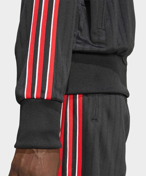 adidas(アディダス)の「FIREBIRD LOOSE PINSTRIPES TRACK TOP / ジャージ / トラックジャケット / アディダスオリジナルス adidas Originals(ジャージ・メンズ・ブラック・XX-LARGE/3XL/LARGE/MEDIUM/SMALL/X-LARGE/X-SMALL)」の4枚目の写真