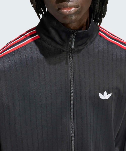 adidas(アディダス)の「FIREBIRD LOOSE PINSTRIPES TRACK TOP / ジャージ / トラックジャケット / アディダスオリジナルス adidas Originals(ジャージ・メンズ・ブラック・XX-LARGE/3XL/LARGE/MEDIUM/SMALL/X-LARGE/X-SMALL)」の3枚目の写真