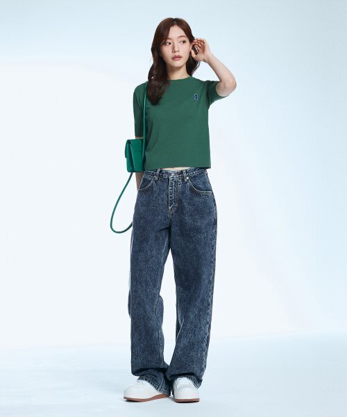 SECONDMONO(セカンドモノローグ)の「キーホールラウンドショートスリーブサマー ニット ジェイドグリーン SEKT006J.GREEN(ニット/セーター・メンズ・その他・MEDIUM/SMALL/X-SMALL/LARGE)」の4枚目の写真