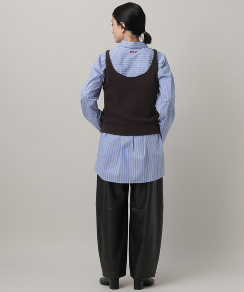 A part by(アパートバイ)の「フェイクレザーコクーンパンツ(その他パンツ・レディース・ブラウン/ブラック・SMALL/MEDIUM)」の9枚目の写真