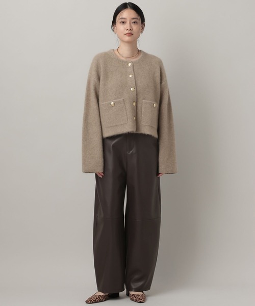 A part by(アパートバイ)の「フェイクレザーコクーンパンツ(その他パンツ・レディース・ブラウン/ブラック・SMALL/MEDIUM)」の12枚目の写真