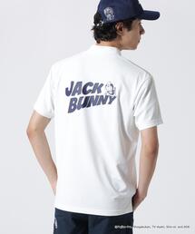 【Jack Bunny!!】【ドラえもん】ストレッチジャガード半袖モックネックカットソー